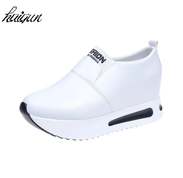 06 Bombas Mujeres Zapatos Aumentó Primavera 05 Tacones Mujer Moda Deportivas 04 Cómodo 01 Altos Blanca Cuñas Plataforma 02 03 HHw8fUgqn