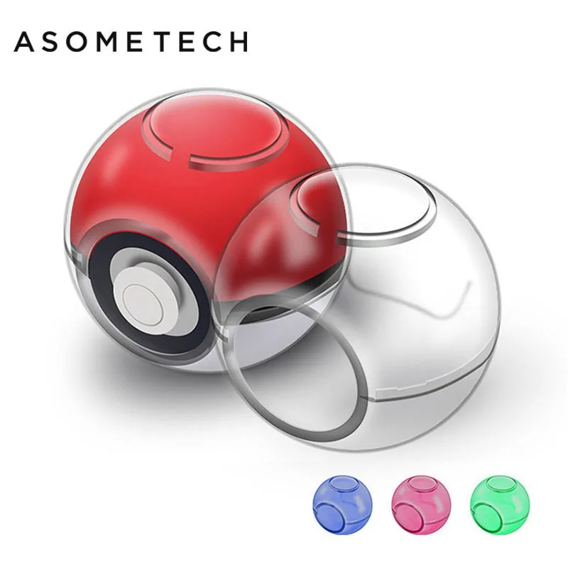 Жесткий чехол с кристаллами для Poke Ball прозрачный защитный Pokeball Plus Nintendo Switch |
