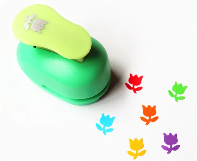 free shipping paper flower cutter 15mm 5/8'' shapes craft punch diy