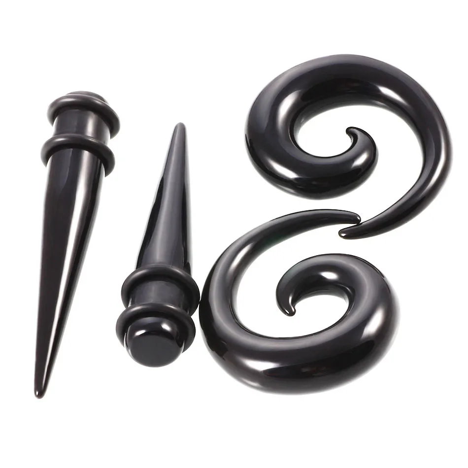 Комплект конусных растяжек для ушей размеры 1 6 10 мм 36/30 шт.|stretching kit|ear tunnelear plugs |