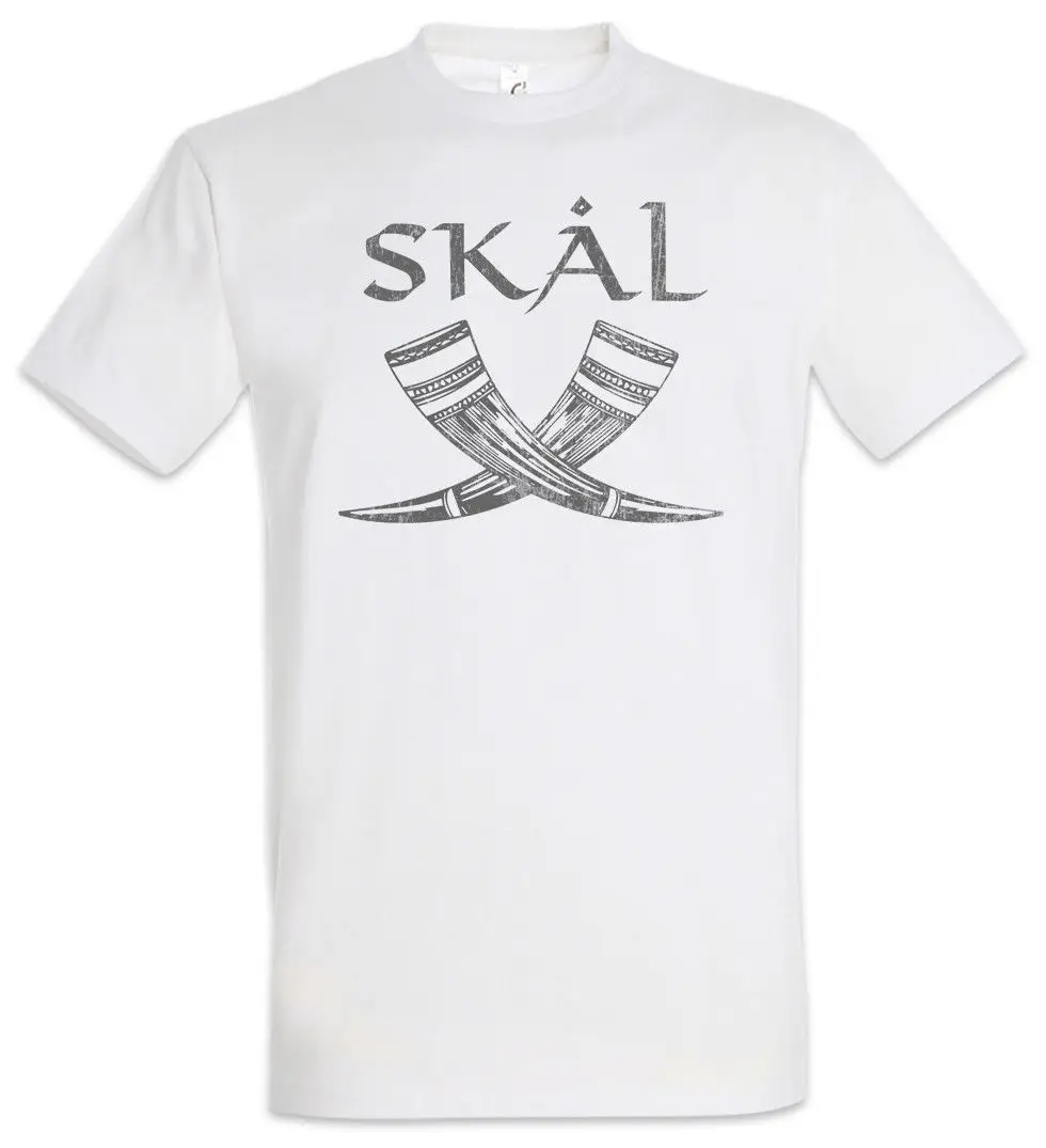 

Fashion Mens T Shirt Men Summer Casual Bowl Iii T-Shirt Drinking Horn Valhalla Thor Loki Odin Viking Vikings Norsemenfunny Shirt