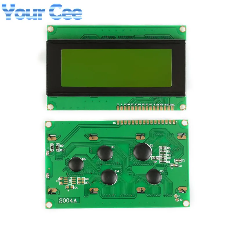 ЖК-модуль 1602 1602A J204A 2004A 12864 12864B ЖК-дисплей модуль Синий желто-зеленый экран дисплей IIC IEC 3,3 V/5 V для Arduino