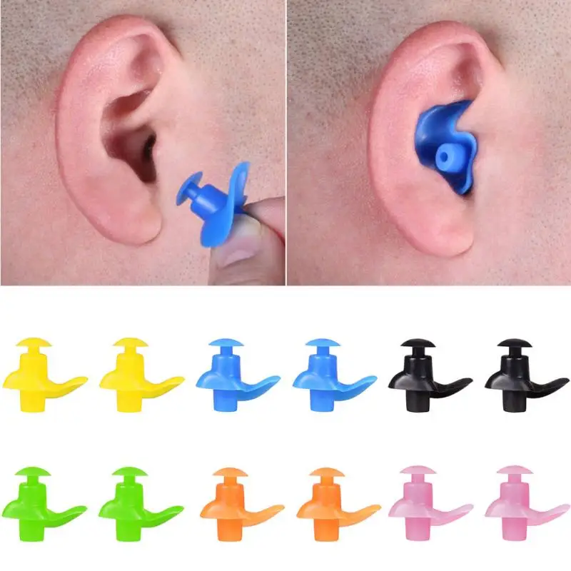 Environmental Silicone Waterproof Dust-Proof Earplugs Soft Ear Plugs Diving Water Sports Swimming Accessories