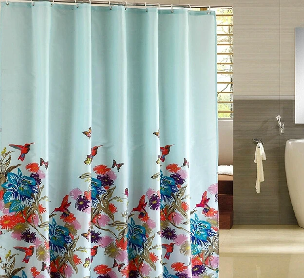 New Arrival Shower Curtains Amazing Bath Curtain Waterproof Green Blue