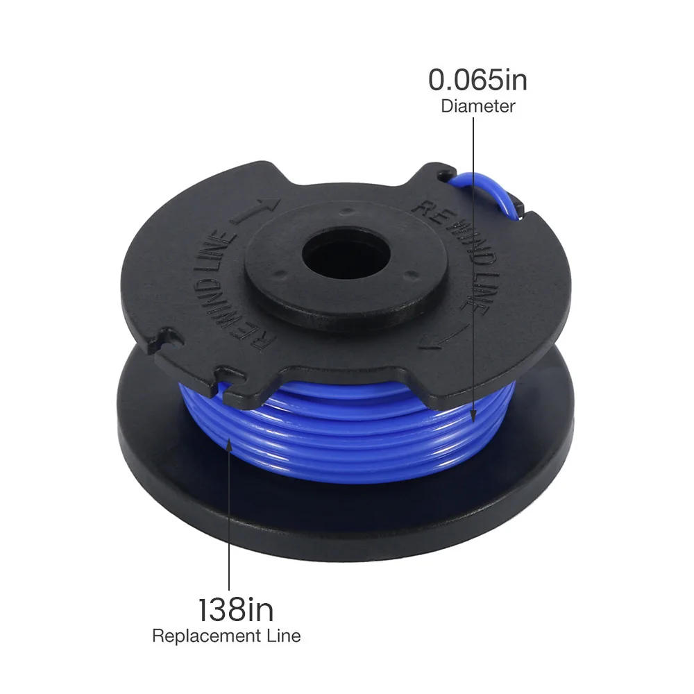Триммерная веревка, сменная автоматическая линия подачи, струнный триммер, катушка для Ryobi One+ AC14RL3A для электрической газонокосилки, садовый инструмент