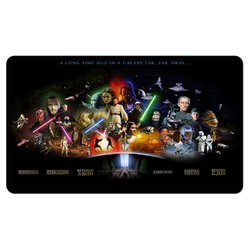 

Star Wars Playmat : First and Second Trilogy joined Playmat trading card game Playmat 60cm x 35cm (24" x 14") Size