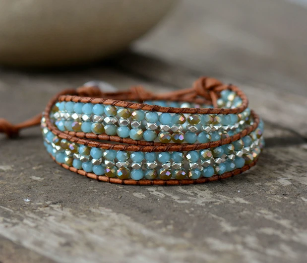 Us 8 77 10 Off Crystal Rhinestone Bracelets Bling Boho Layered Leather Wrap Vintage Woven Cuff Bracelet Custom Dropship In Us 8 77 10 Off Crystal Rhinestone Bracelets Bling Boho Layered Leather Wrap Vintage Woven Cuff Bracelet Custom Dropship In