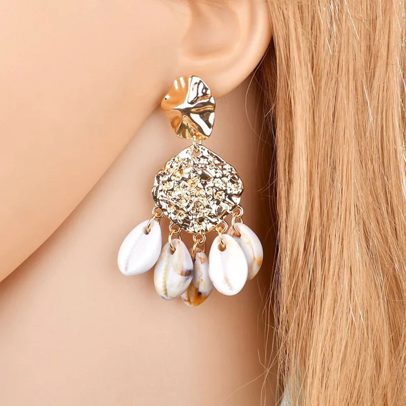 

Bohemian Earrings Women Shell Earrings for Women Drop Earring Boho Jewelry