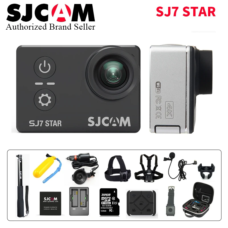 

100% Original SJCAM SJ7 STAR Wifi 4k Touch Screen 30M Waterproof Remote Sports Action Camera Car Mini DVR Better go pro hero5 DV