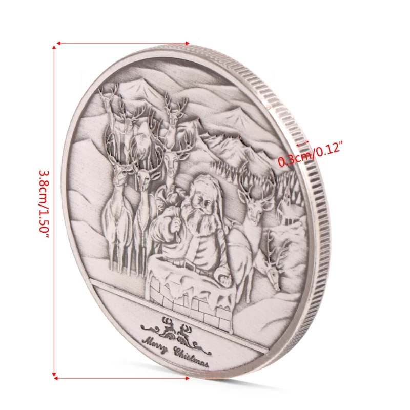 Счастливого Рождества и счастливого Нового года не-монеты иностранных валют коллекции памятные монеты коллекционные