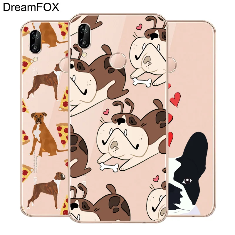 DREAMFOX K301 смешная собака Мягкие TPU силиконовый чехол для huawei Honor 6A 6C 7X9 10 P20 Lite pro P Smart |