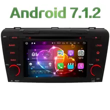 7” 2GB RAM Quad Core Android 7.1.2 3G 4G WiFi SWC Car DVD Multimedia Player Radio Stereo For Mazda 3 2004 2005 2006 2007-2009