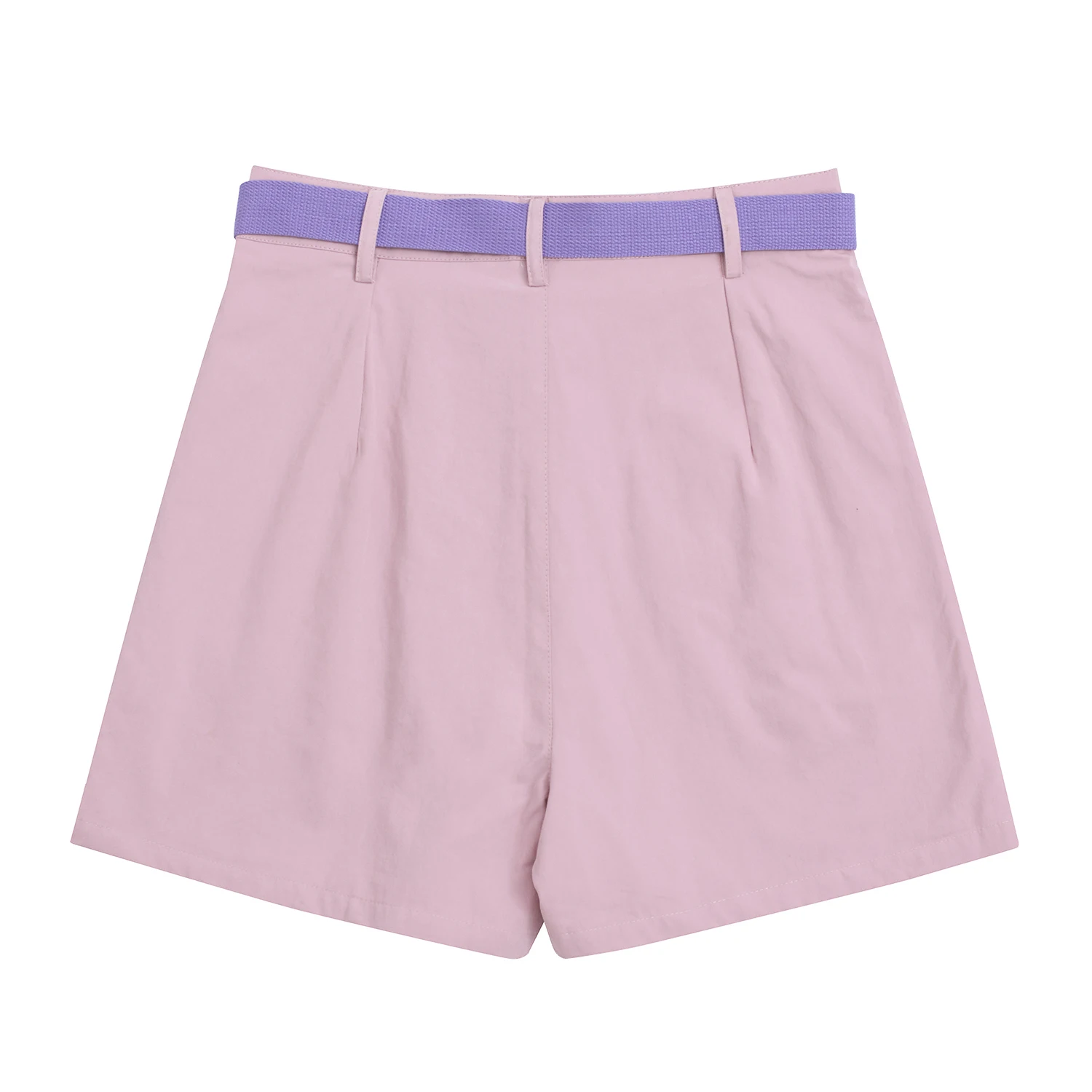 Feminino Chic подошвой повседневные женские летние шорты фиолетовый белый хлопок