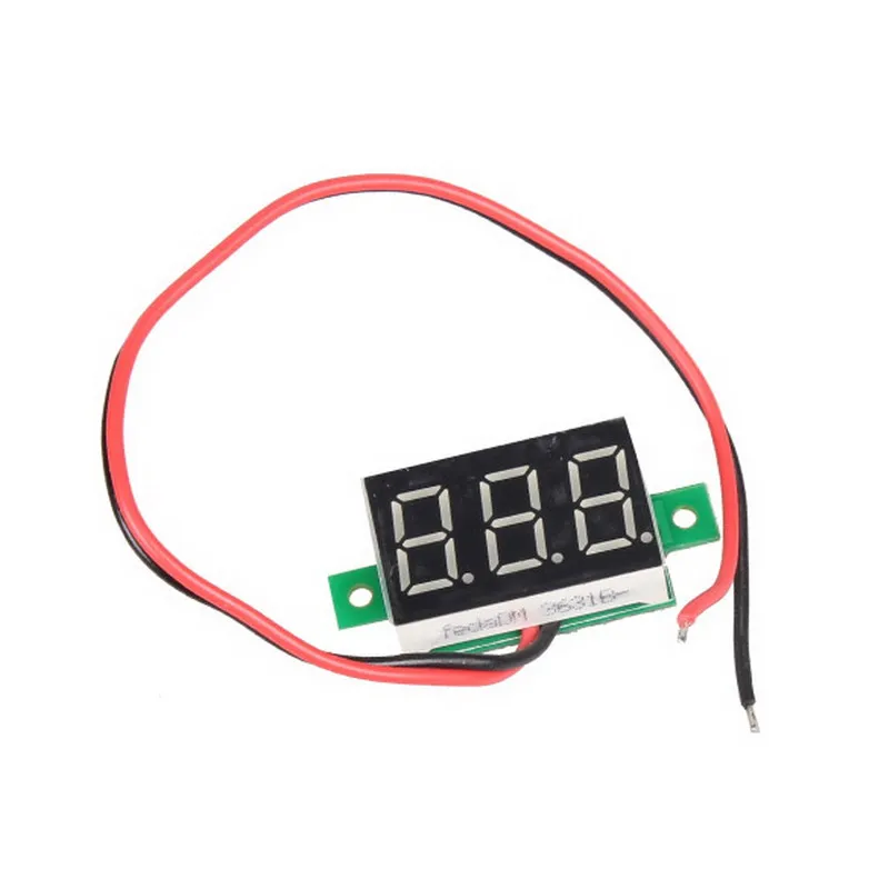 1PC 0.36 inch Mini LCD Display voltmeter ammeter voltimetro amperimet digital DC 2.5-30V Red LED mini digital voltmeter ammeter