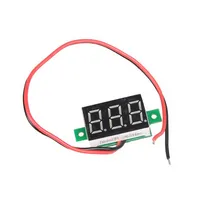 Mini DC 2.5-30V 1pc LCD digital voltmeter ammeter voltimetro Red LED Amp amperimetro Volt Meter Gauge voltage meter DC Wholesale