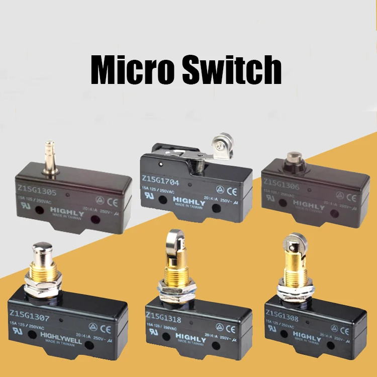 Оригинальный 10 шт. высоко микропереключатель Z15G1307 Z15G1318 Z15G1306 Z15G1308 Z15G1703 Z15G1704 предельный ход размыкающий переключатель