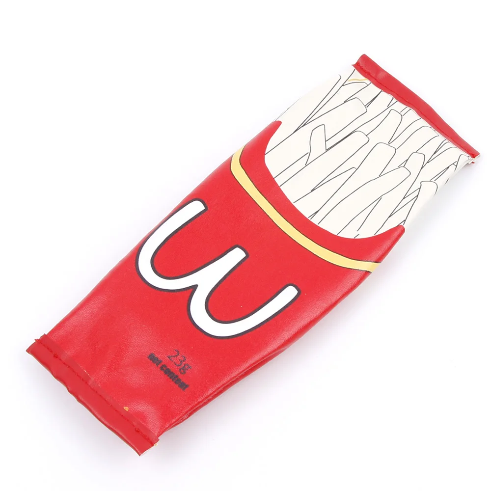 1 шт. пенал для фаст-фуда из полиуретана в стиле Kawaii Chips cheir Popcorm, сумка для вкусной еды, забавный подарок