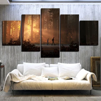 

Modular Canvas Painting Home Decor Life Is Strange 2 Game Pictures 5 Panel Modern Printed Poster For Living Room Wall Art Frame
