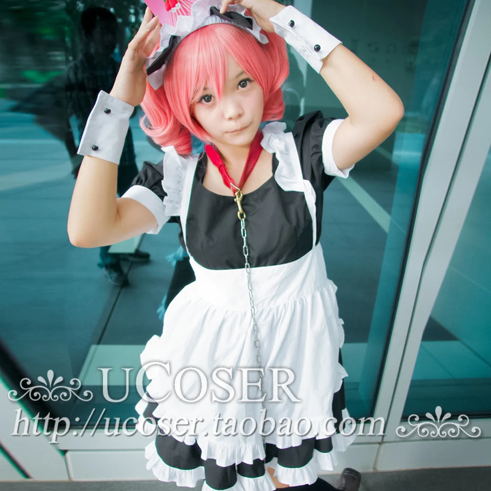 Inu x Boku SS косплей Roromiya Karuta Maid Косплей костюмы аниме костюм с аксессуарами для