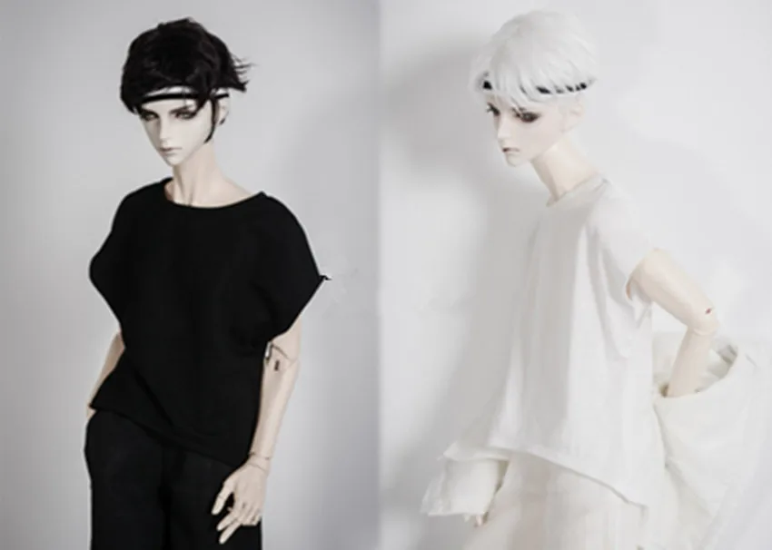 

Irregular Fake Sleeve T-shirt for BJD 1/6 YOSD 1/4 MSD 1/3 SD13 SD17 Uncle Doll Clothes Accessories CMB130