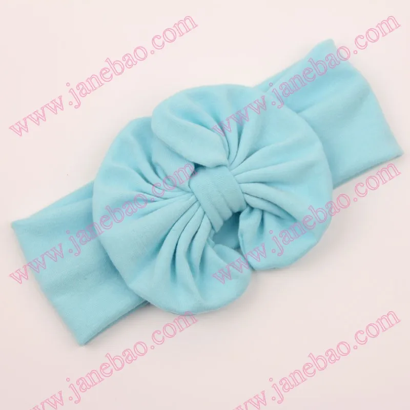 

free shipping Newest 120pcs cotton Messy Bow Head wraps, Jersey knot Headwraps, Big Bow Headbands,Gold Knott Headband