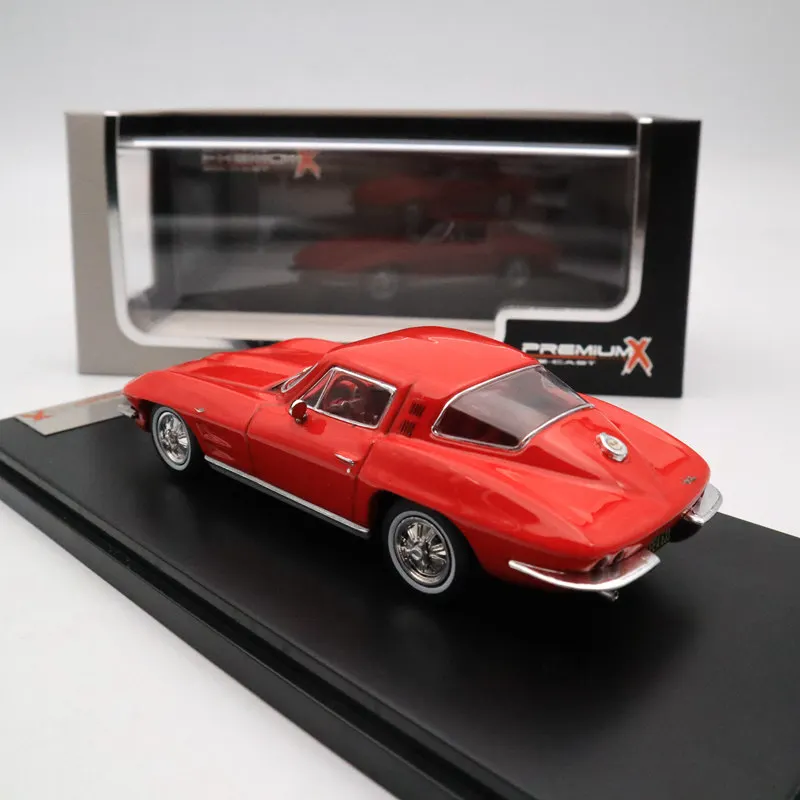 IXO Premium X 1:43 Chevrolet Corvette C2 красный/C4 синий спортивного купе Смола Модели игрушки автомобиля Ограниченная серия коллекции