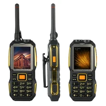 Поддержка Walkie Talkie! Внешний аккумулятор! fm-радио! большая батарея 4000 мАч большой фонарик большая кнопка русская клавиатура бар телефон мобильный телефон