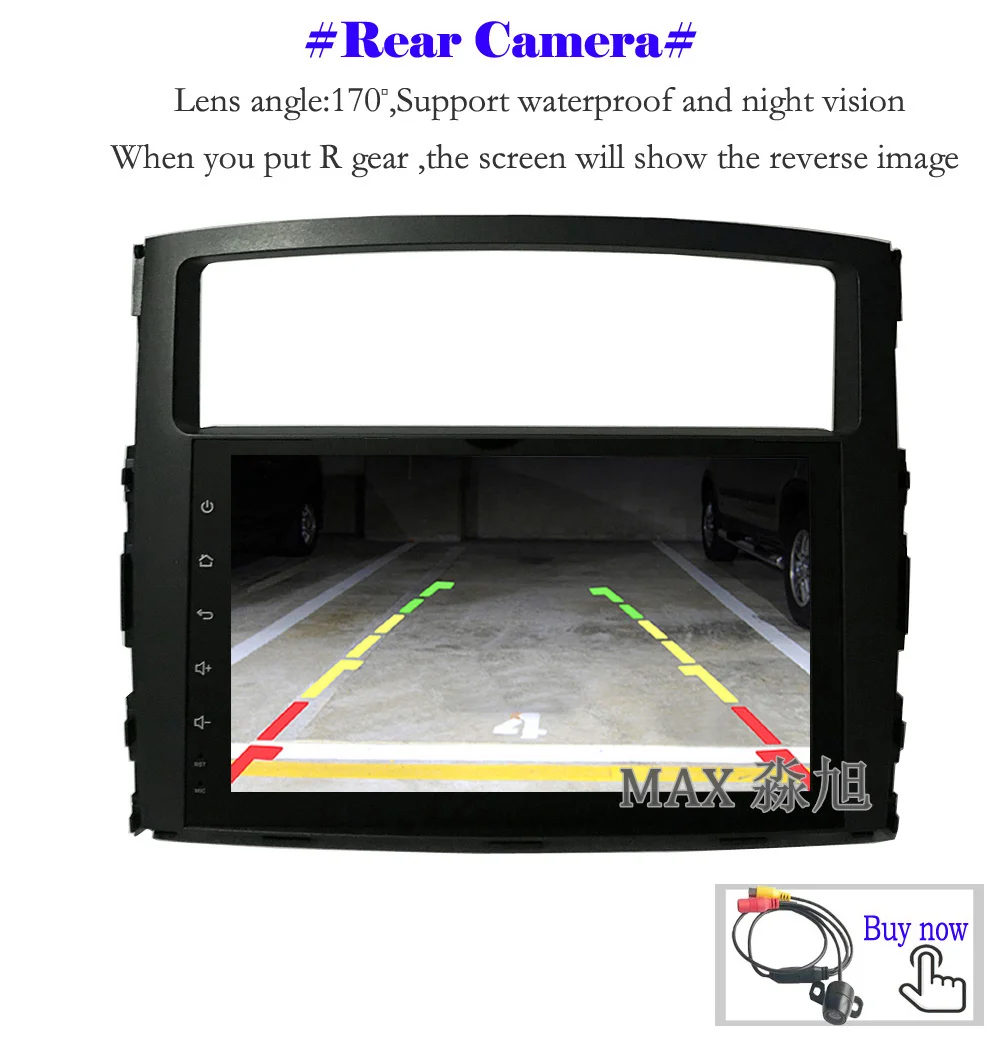 Best MAX Android 8.1.0 Car DVD For Mitsubishi PAJERO V97 2006 2007 2008 2009 2010 2011 2012 2013 2014 2015 Radio RDS GPS Free Map SWC 13