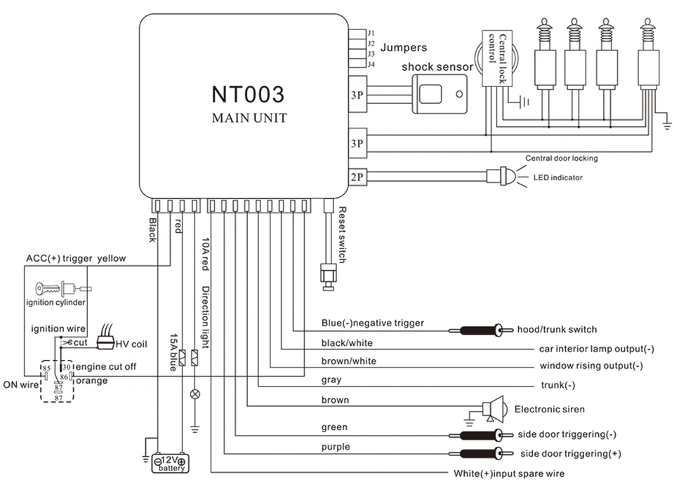 Схема Подключения Сигнализации Китайской - 70 фото и картинок