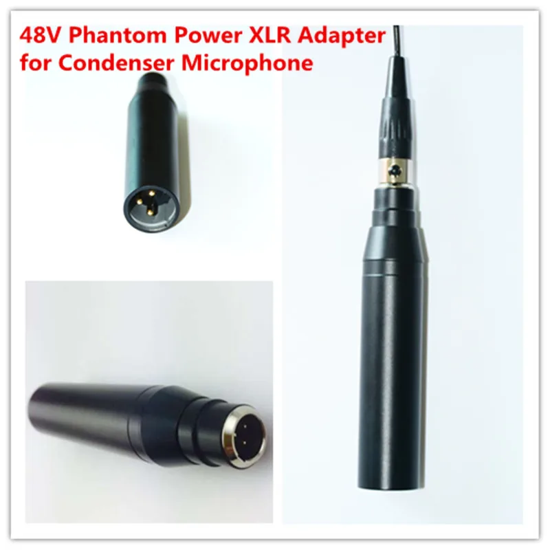XLR4 TA4F 4 PIN MINI XLR CONDENSER MICROPHONE TO XLR/XLR 3PIN MALE