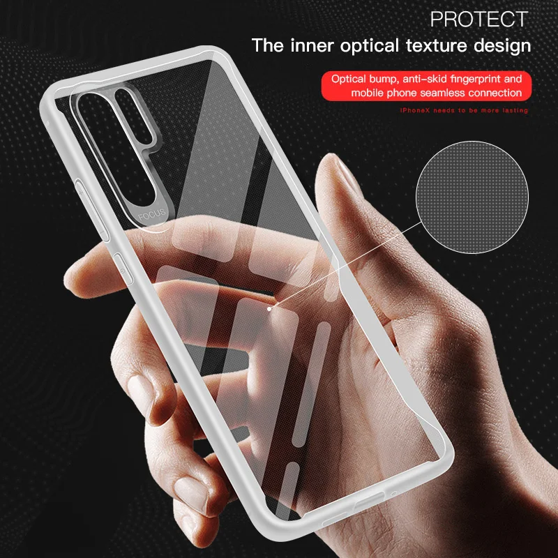 KHW2091_11_JONSNOW Soft Case for Huawei P30 Pro Transparent Anti-knock Protect Cases Soft Glue All-inclusive Back Cover