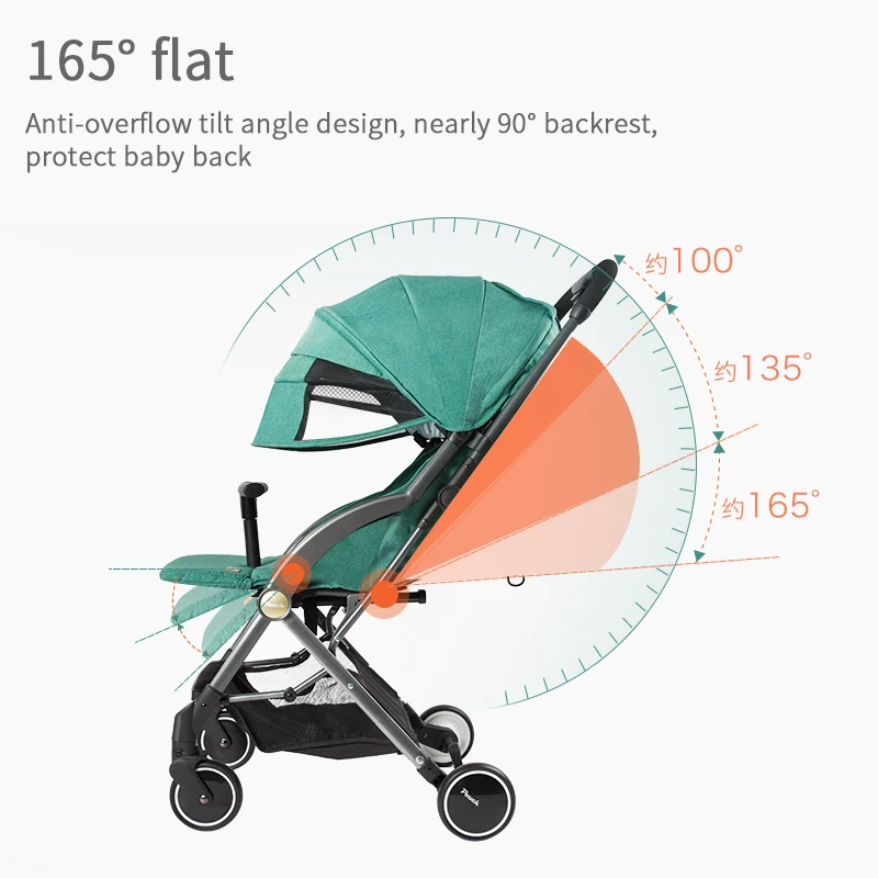 Светильник для детской коляски, переносная коляска S350, дорожный светильник, прогулочная коляска для младенцев для мальчиков и девочек, легко складывается и переносится