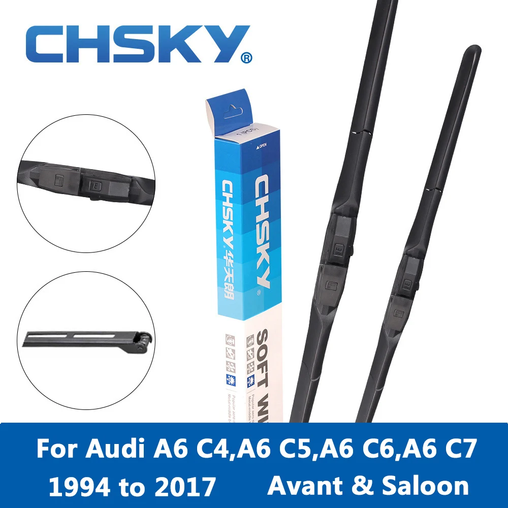 CHSKY щетка стеклоочистителя для лобового стекла автомобиля Audi A6 C4 Avant C5 C6 C7 & Saloon 1994