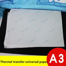 31 градусов A3 Термальность передачи Универсальный Бумага принтом Модальная хлопковая Футболка сублимационным переносом, Бумага фото струйный Бумага