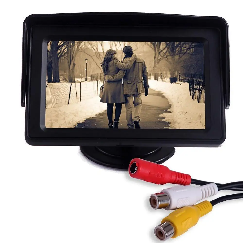 4 3 ''автомобильный детектор TFT LCD Авто заднего вида монитор парковки экран