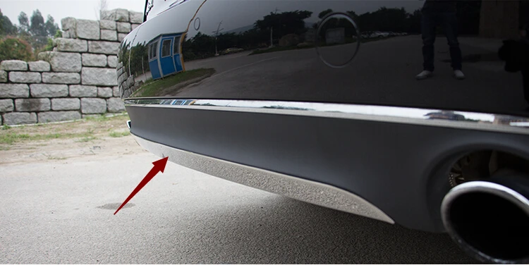 

For Audi A6 C7 2012 2013 2014 2015 rear bumper cover trim 1pcs
