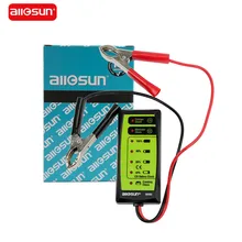 All-Sun GK503 12 в 6-светодиодный дисплей Автомобильный аккумулятор тестер зарядное устройство Dinagnostic анализатор Cranking Check GK503