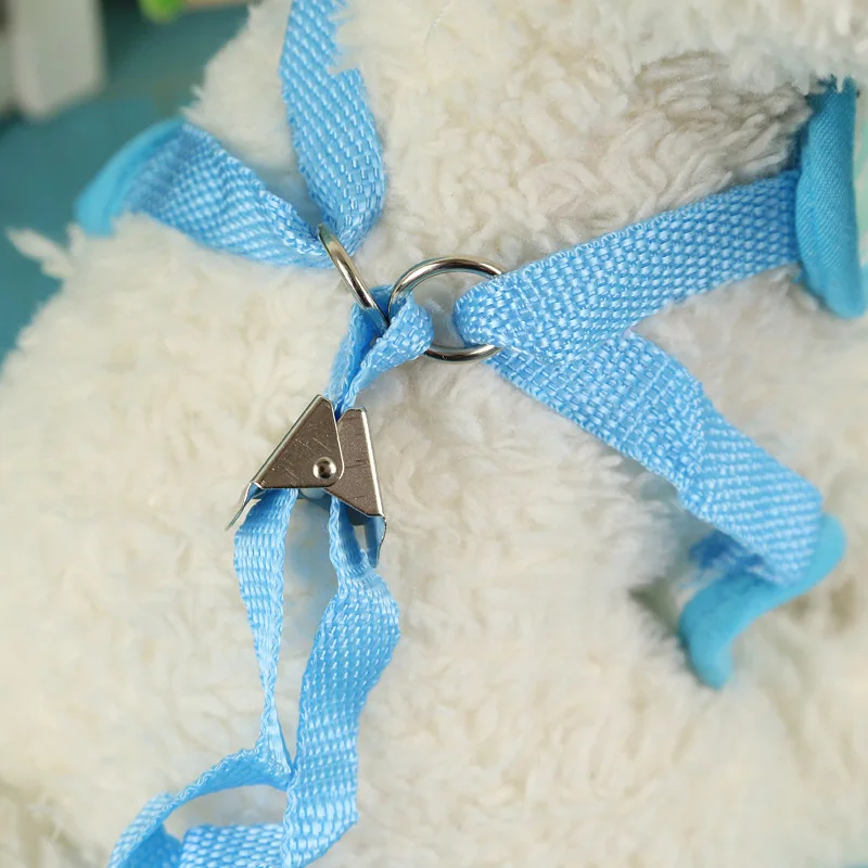 Lembut Bernapas Kelinci Yang Indah Pola Anjing Harness Kapas Rompi