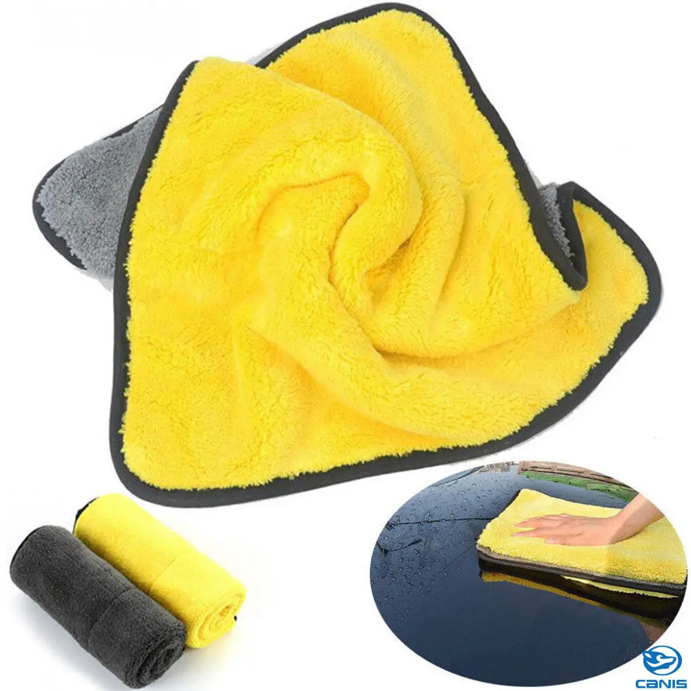 

Car Wash Microfiber Towel Car Cleaning Drying Cloth Hemming Car Care Cloth Detailing Car Wash Towel