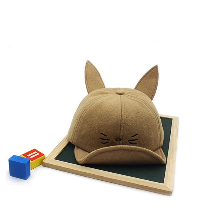 soft brim baseball hat white caps new winter fall long ear rabbit cap along the children head soft brim baseball hat white caps new winter fall long ear rabbit cap along the children head