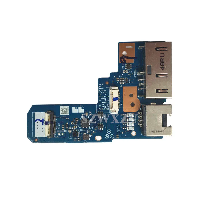 Разъем питания постоянного тока для THINKPAD E440 E400 плата Ethernet NS-A151 полностью