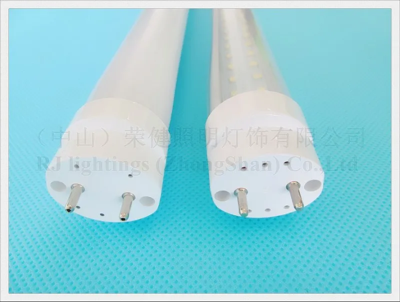 SMD 2835 G13 T8 Светодиодная трубка флуоресцентная двухрядный стиль 1200 мм 4 фута SMD2835 192