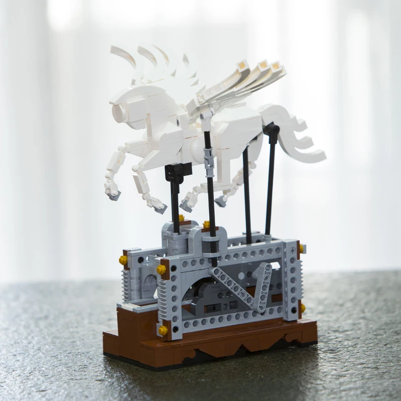 

In Stock 23015 485pcs Technic Series Electric Pegasus Automaton Mechanical Flying Horse Building Blocks Bricks for Children Toy