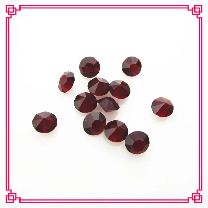 

Hot Selling 100pcs Dark Red January Birthstone Crystal Floating Charms Living Glass Memory Lockets Pendants DIY Jewelry Charm