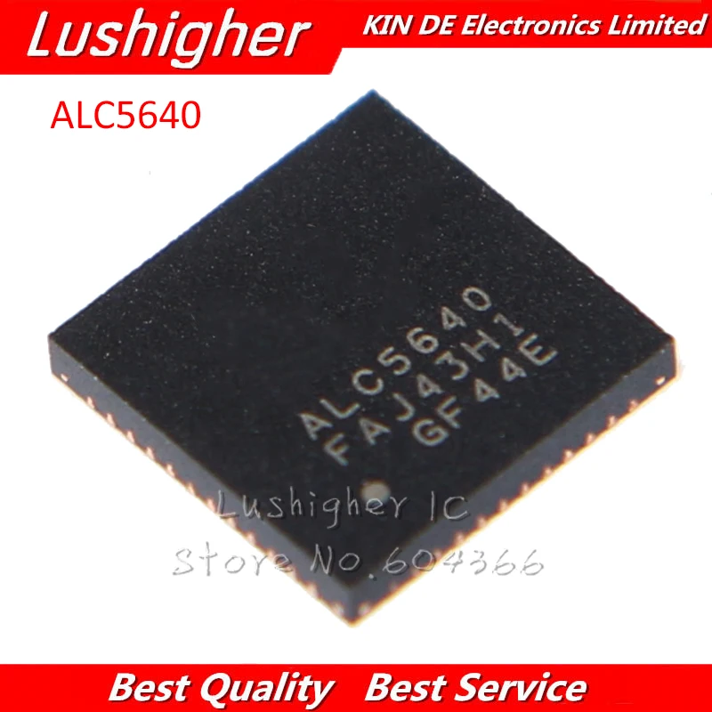 

10 шт. ALC5640-CGT QFN ALC5640-VB-CGT QFN48 ALC5640 QFN-48 новый оригинальный
