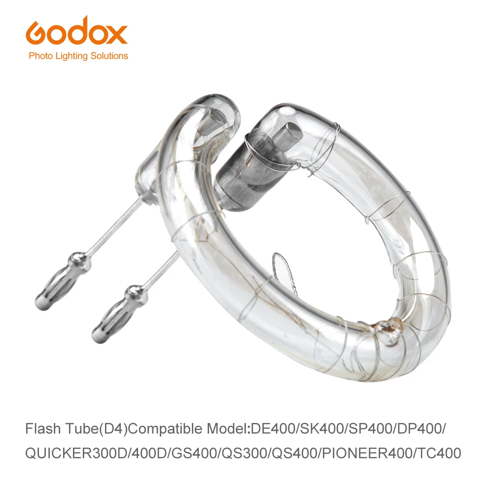 Запасная Кольцевая вспышка Godox 400Ws совместимая с DE400 TC400 SK400 DP400 GS400 QS300 QS400 Quicker 300D/400D