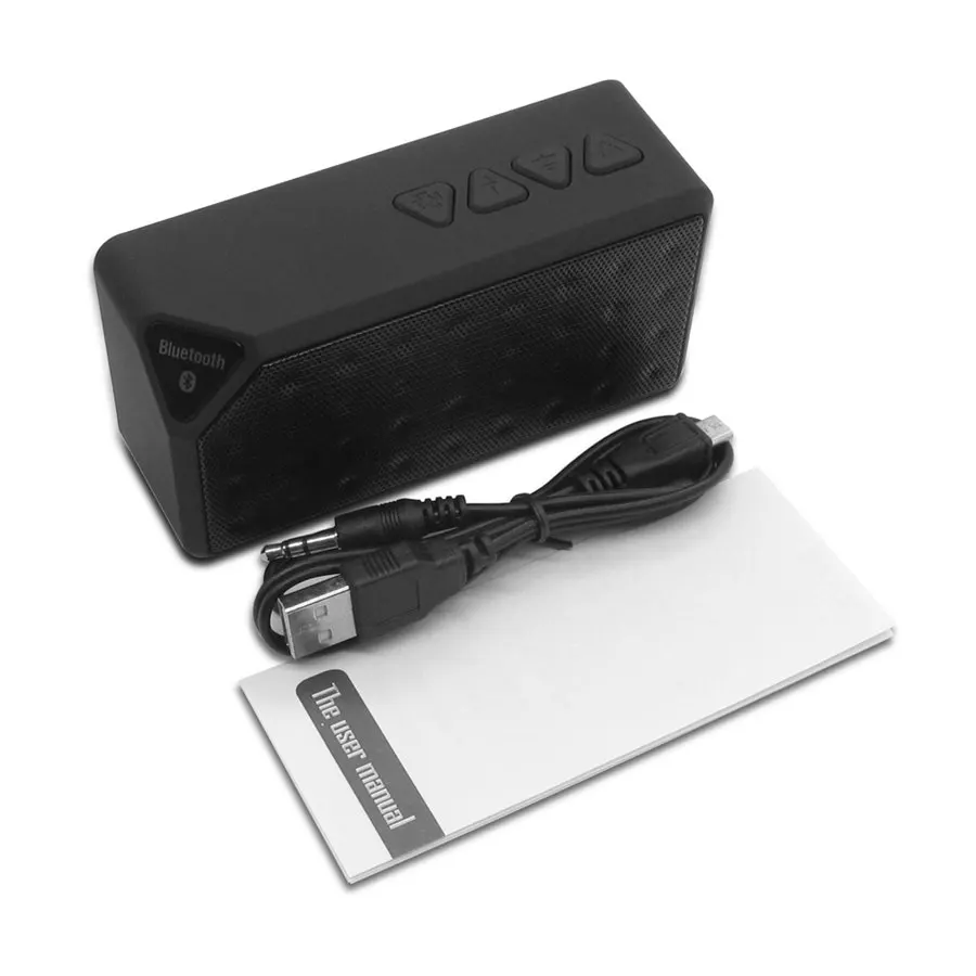 

Bluetooth Speaker Wireless Music Sound Box Subwoofer Loudspeaker with Mic caixa de som altavoz bluetooth support TF USB FM Radio