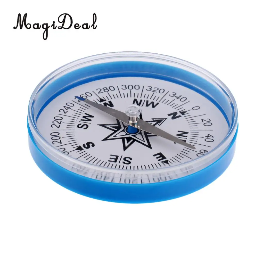 MagiDeal Professional 100mm Large Handheld Compass Safety Tools for Outdoor Teaching Camping Hiking Climbing Navigation Supplies