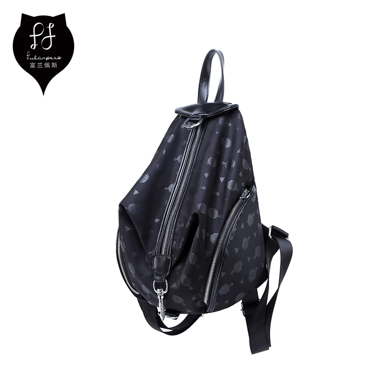 Fulanpers нейлоновый рюкзак женский Повседневный Оксфорд рюкзаки тканевые Черный Mochila рюкзак Tigernu Дамская школьная сумка высокой емкости
