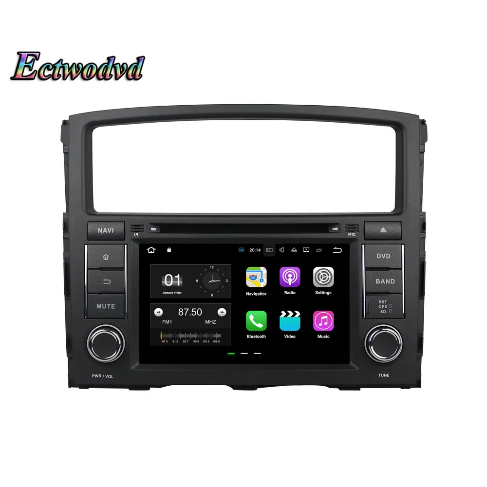 Excellent Ectwodvd Octa Core 4G RAM 64G ROM Android 9.0 Car Multimedia DVD Player GPS HeadUnit for Mitsubishi PAJERO V97/V93 (2006-2011) 14